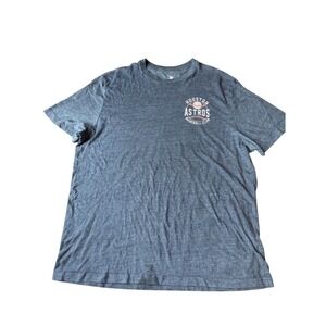 Houston Astros Baseball Club T Shirt 2XL 2XG‎ Mens Navy Blue Graphic Tee